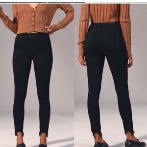 Abercrombie Super Skinny Ankle High
Rise jeans